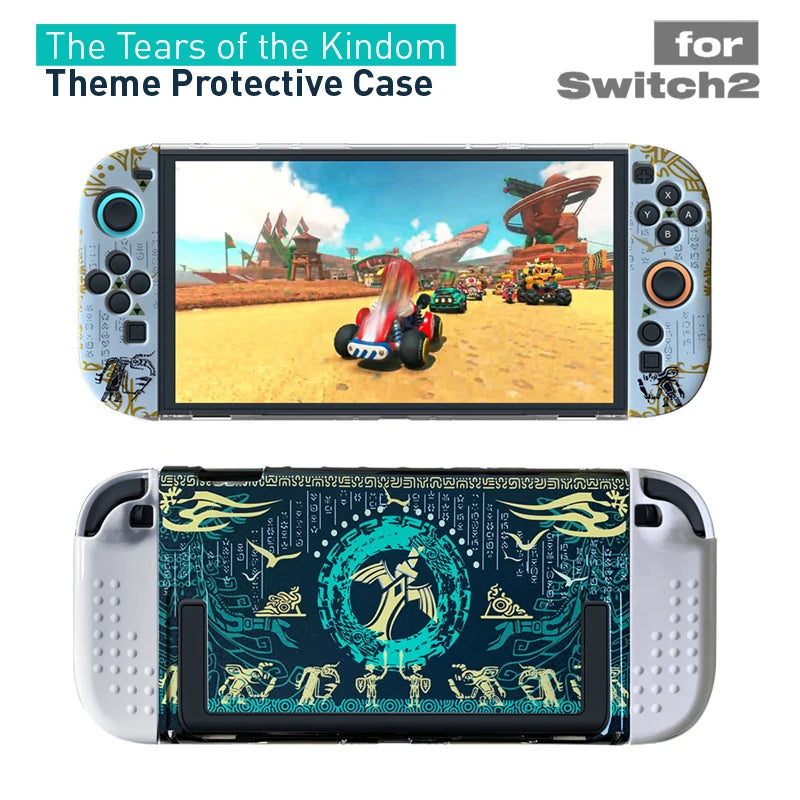 2025 Classic Storage Bag for NS Switch 2 ZD Tears Waterproof Hard Carrying Case Shell Cover for NS Switch 2 Game Accessories