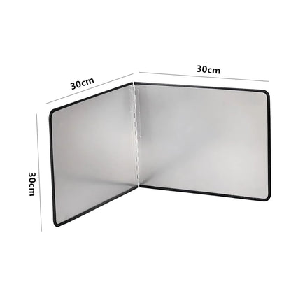 LMETJMA Splatter Guard Foldable Stainless Steel Oil Splash Board Nonstick Oil Splatter Guard Heat Insulation Board For Stove Top