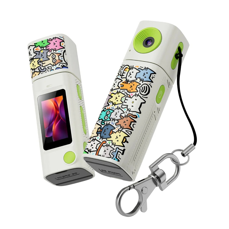 Lenovo G10 Lipstick CCD 2K Mini Thumb Camera Student Action Camera 61° HD Wide-angle Photo Video Recorder in DOPAMINE Colorway