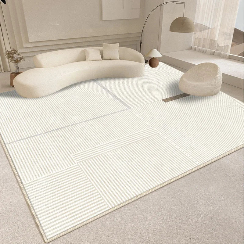 Minimalism Style Carpet Living Room Decoration Fluffy Soft Rugs for Bedroom Abstract Large Plush Rug Home Thickened Floor Mat