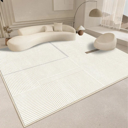 Minimalism Style Carpet Living Room Decoration Fluffy Soft Rugs for Bedroom Abstract Large Plush Rug Home Thickened Floor Mat