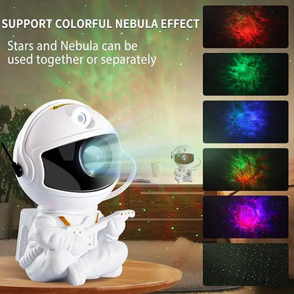 Astronaut Star Projector Lamp, Suitable for Multi-Room Decoration, A Great Gift, and a Perfect Starry Night Light for Bedroom