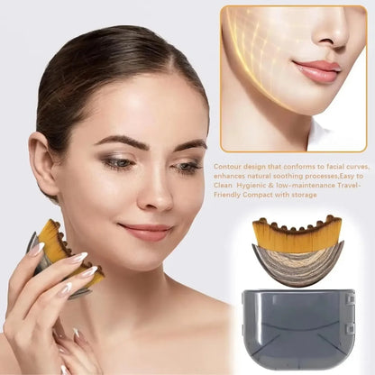 Massager Lymphatic Contour Face Brush Chin Jawline Sculpting Drainage Massager Face Ergonomically Designed Fit Skin Precisely