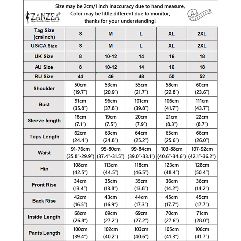 ZANZEA Summer Trousers Suit Short Sleeve Lace-Up Blouse Wide Leg Pant Sets Solid Color OL Work Outfit Fashion Women 2 Piece Sets