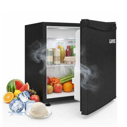 1.6 Cu.Ft Compact Mini Fridge, Single Door Small Refrigerator, Steel Construction, Quiet Energy Efficient Cooler For Dorm Office Bedroom