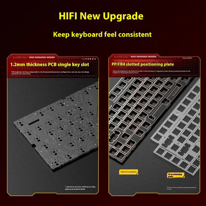 Leobog Hi75C Hi75 Hi75C Pro Aluminum Wireless Custom Mechanical Keyboard Kit Gaming Bluetooth 2.4G Wired Hotswap Gamer Keyboard