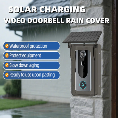 WiFi Solar Charging Wireless Video Doorbell Smart Wireless Intercom Waterproof Voice Changing Intercom Monitoring Camera