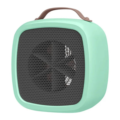 Portable 500W PTC Ceramic Mini Heater, Quiet Fast‑Heating Warm Air Fan for Home Office Indoor Winter Space Heating