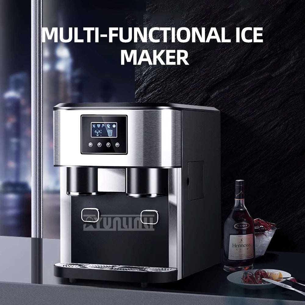 3 in 1 Ice Maker Crusher Portable Cold Water Machine Automatic Ice Making Machine Cubo De Gelo Mini Machine A Faire Des Glacon