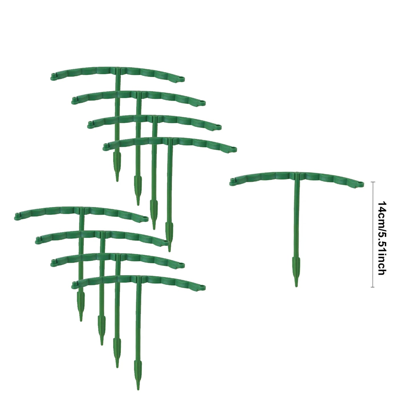 4/8PCS Plastic Plant Support Stakes, Garden Plant Stem Support Rods, Flower Vine Holder for Greenhouse, Potted Plants, Gardening