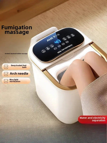 Footbath bucket fully automatic electric massage footbath heated household constant temperature high and deep footbath