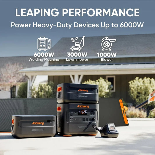 Portable Power Station Explorer 2000 Plus, 2042Wh Solar Generator, Compatible with Solar Panel for Outdoor RV, Custom