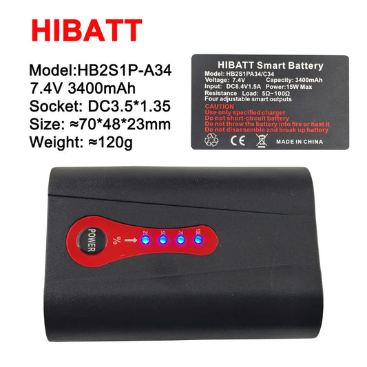 Smart batteries 7.4V 3400mAh 18650 for Heated Clothing, Heated Vest,Gloves,Electric Heating Belt heated insole shoes