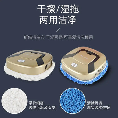 Smart Floor Cleaning Aspirator OEM Mini Rechargeable Household Dry Erase Wet Mopping All-in-One Machine Mop Vacuum Cleaner