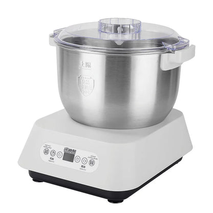 Automatic Dough Kneading Machine Constant Temperature Fermentation Proofing Multifunctional Commercial Stand Mixer 7L White