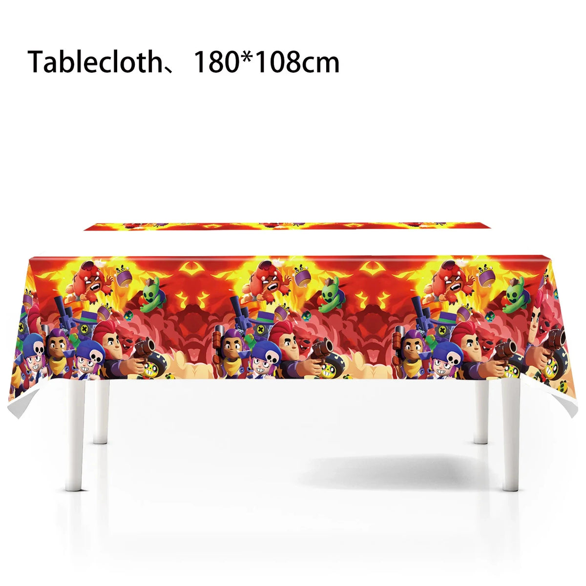 Kids Party Favors Decoration Balloons Gift Bag Brawl Stars Theme Happy Birthday Banner Tableware Paper Plates Napkins Tablecloth