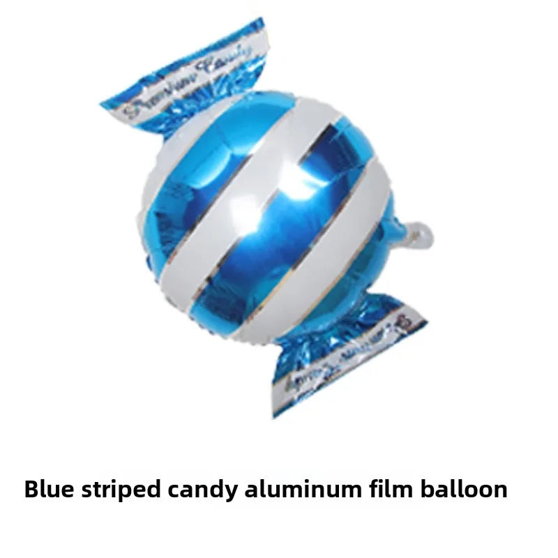 10pcs Windmill Candy Lollipop Foil Balloons 18 Inch Aluminum Film Balloon Birthday Party Christmas Wedding Decorations