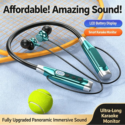 New 36D Neck Headphones Wireless Stereo Bluetooth 5.4 Magnetic Headset For Universal iPhone Android Smart Phone Gaming Earphones