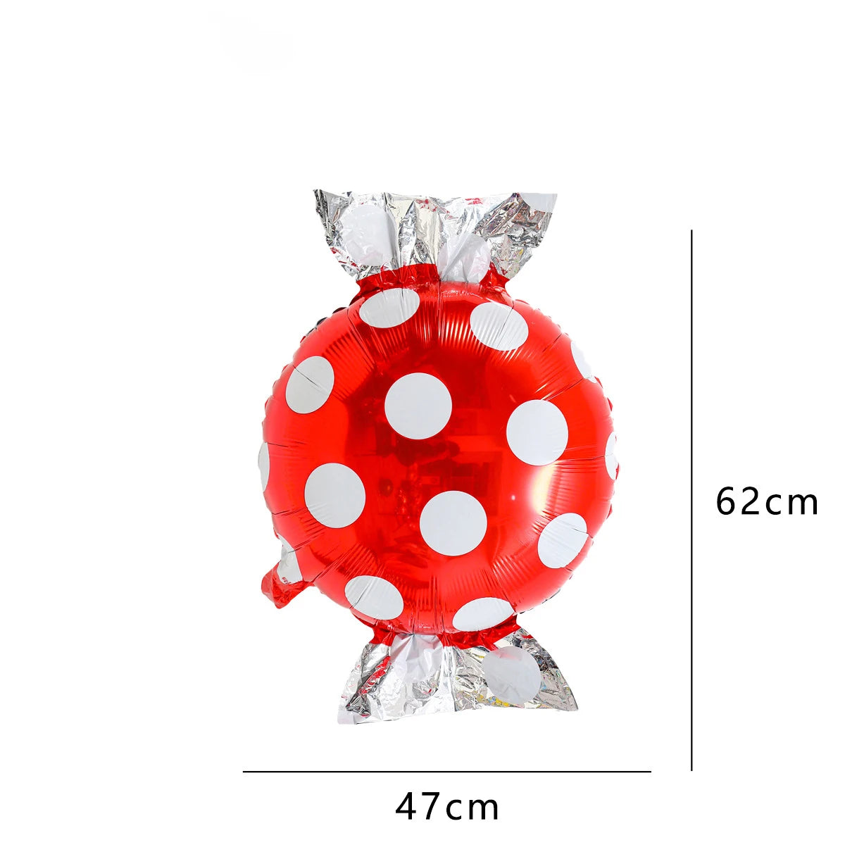 4Pcs Colorful Candy Foil Balloons Children's Birthday Party Decoration Striped Polka Dots Balloon Kids Baby Shower Christmas