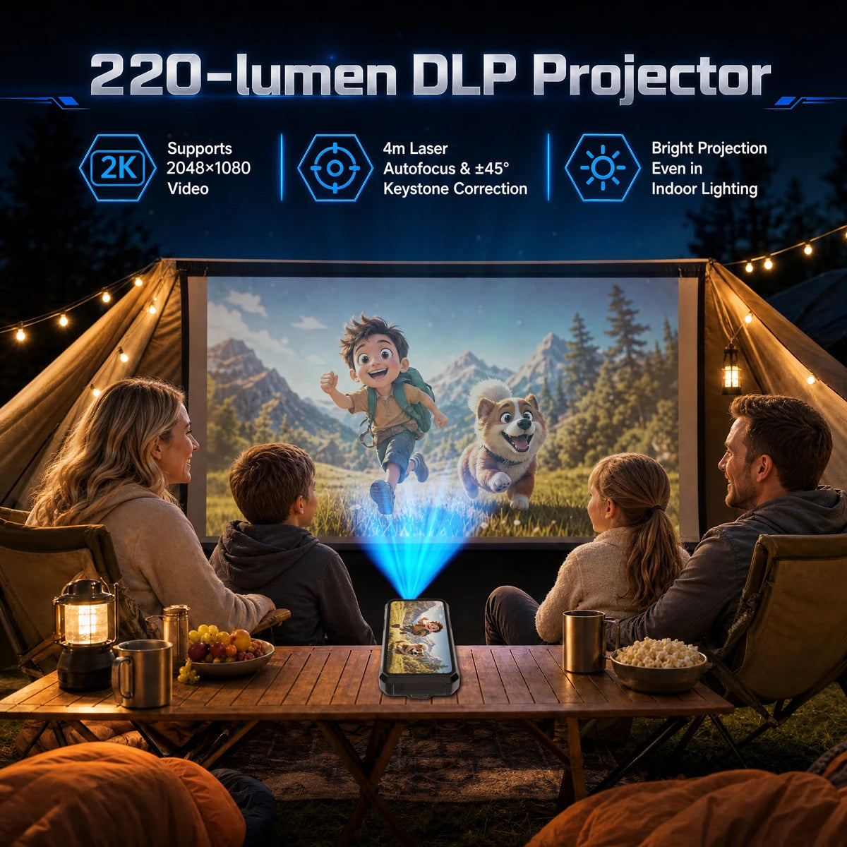 Unihertz 8849 TANK 5 Rugged Smartphone - World's First 2K Projector 9400e CPU 3K AMOLED 18GB+512GB 17600mAh Support eSIM WiFi 7