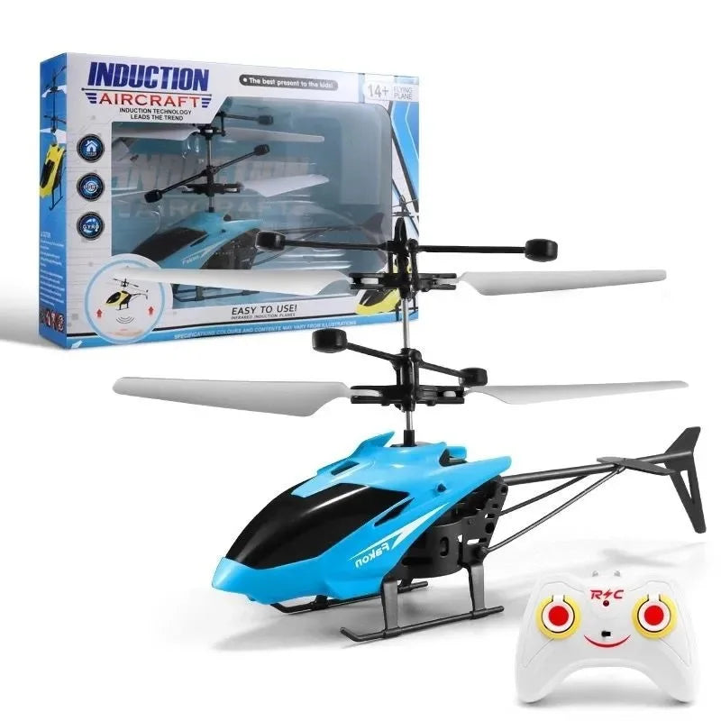 Children's Sensor Helicopter Indoor Gesture Suspension Drone Crash-Resistant Rechargeable Remote Control Drone Boy Toy