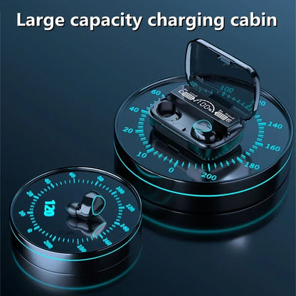 M10 TWS Bluetooth 5 3 Wireless Earphones 3500mAh Charging Box 9D Stereo Sports Waterproof Earbuds with Microphone for Daily Use