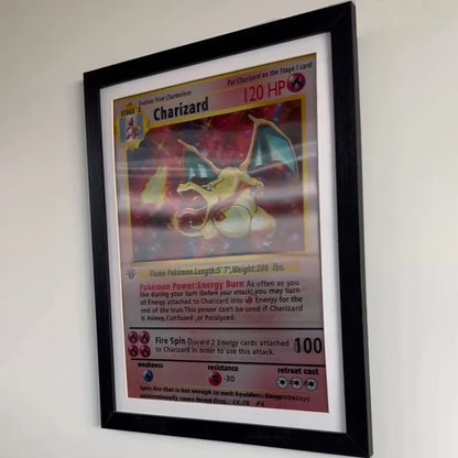 Anime 3D Lenticular Pokemon Poster Charizard/Blastoise/Venusaur Birthday Gifts 3D Flip Picture Room Decoration Art Home Decor