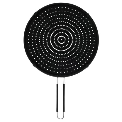 32cm Silicone Splatter Screen Frying Pan Cover Heat Insulation Splatter Screen Cooking Tool Oil Splash Guard Kitchen Accessories