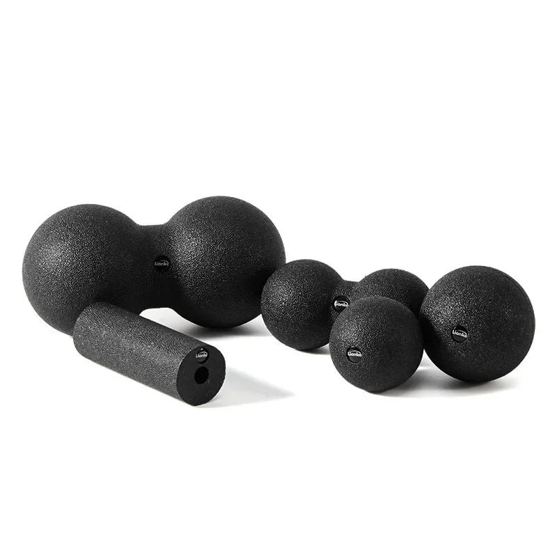 Peanut Massage Acupressure Ball Set Neck Back Trigger Point Massager Myofascial Physical Therapy Release Fitness Yoga Cellulite