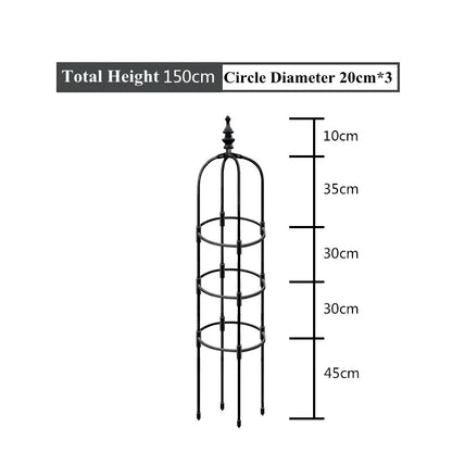 Plant Climbing Supporter Climbing Plant Support  Frame Outdoor Flower  Vines Pot Stand Garden Climbing Frame Indoor Floral Decor