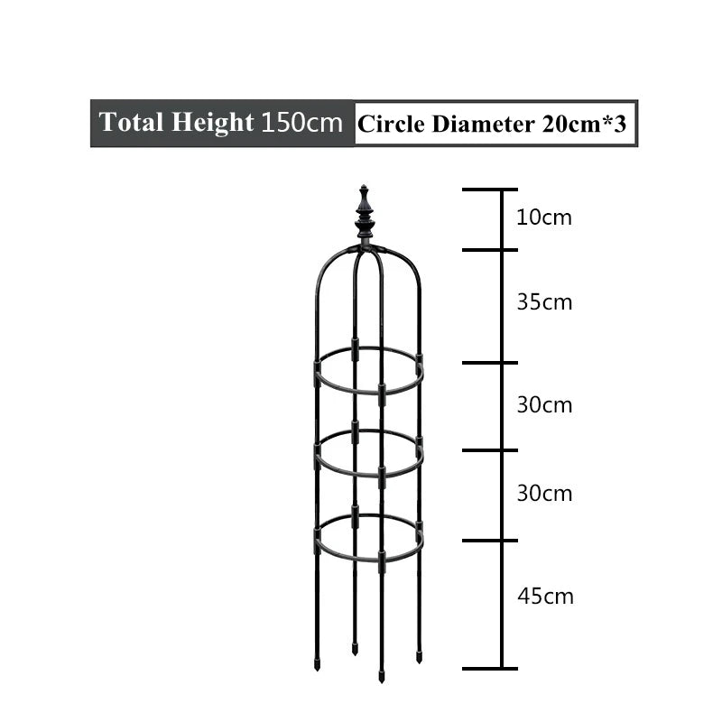 Plant Climbing Supporter Climbing Plant Support  Frame Outdoor Flower  Vines Pot Stand Garden Climbing Frame Indoor Floral Decor
