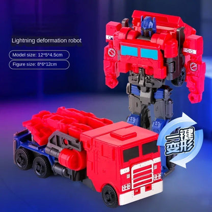 Transformation Toy Robot One Step Deformation Car Action Figure Model Dinosaur Toys for Boys