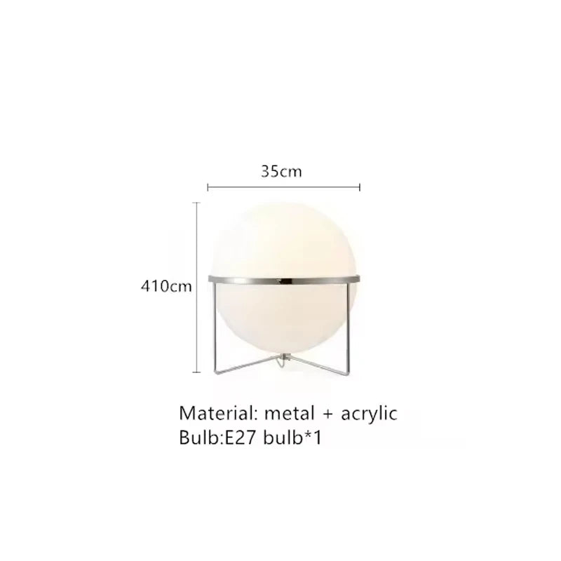 Modern Creative Floor Lamp White Yellow Acrylic Ball Standing Light Living Room Hotel Sofa Corner Decor Bedroom Bedside Lamps