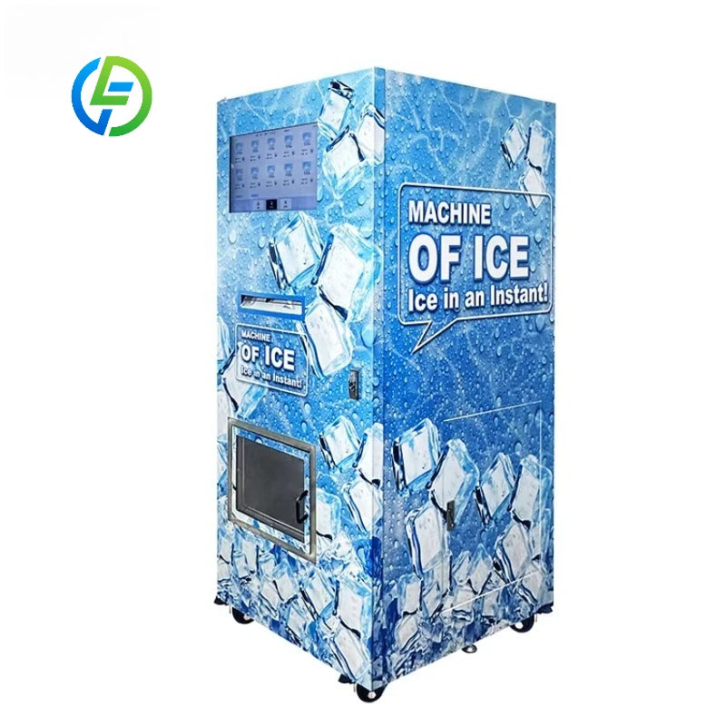 FL Customized Vending Ice Maker Machine Bulk Self-service Outdoor Commercial Automatic Ice Vending Machine