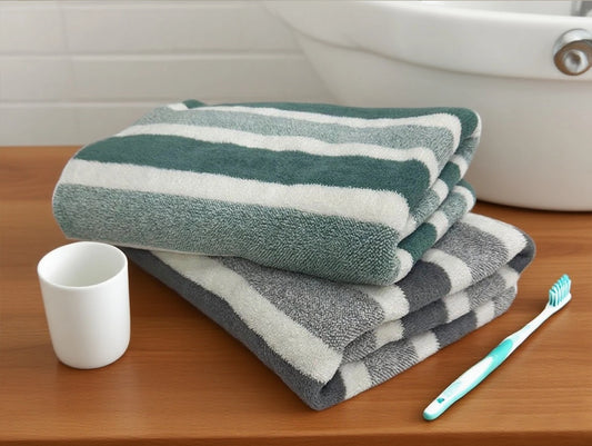 1-Pack Thick Bath Towel, Strong Water Absorption and Quick Drying, Non Shedding, Durable - Very Suitable for Families