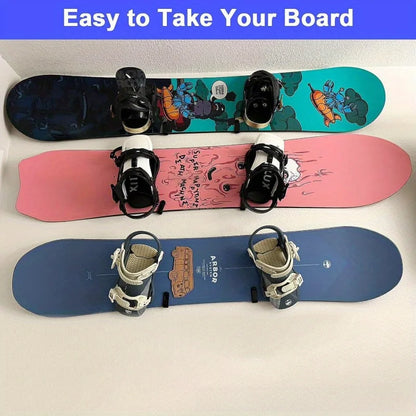 2PCS Skateboard display rack, home wall mounted surfboard storage bracket, metal material