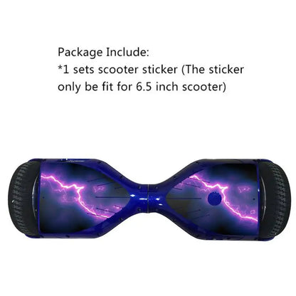 6.5 Inch Self-Balancing Electric Scooters Wheel Board Protective PVC Cover Skin Sticker Classic Hoverbaoard for Car Decoration
