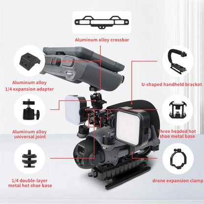 Drone Handheld Shooting Stand Gimbal Stabilizer Portable Grip Handle Bracket for DJI Mavic 4 Pro RC 2 RC Pro 2 Drone Accessories