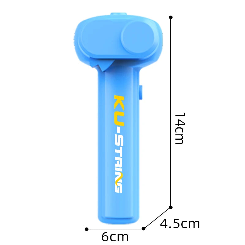 String Rope Glow in The Dark String Rope Launcher Luminous Portable Handheld String Stress Relief Toy For Kids Party Gift