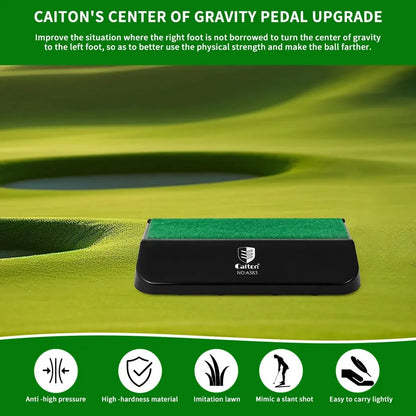 Caiton Golf Weight Shift Trainer Swing Motion Balance Stability Strength Power Practice Aid Indoor Outdoor Training Tool Golfers