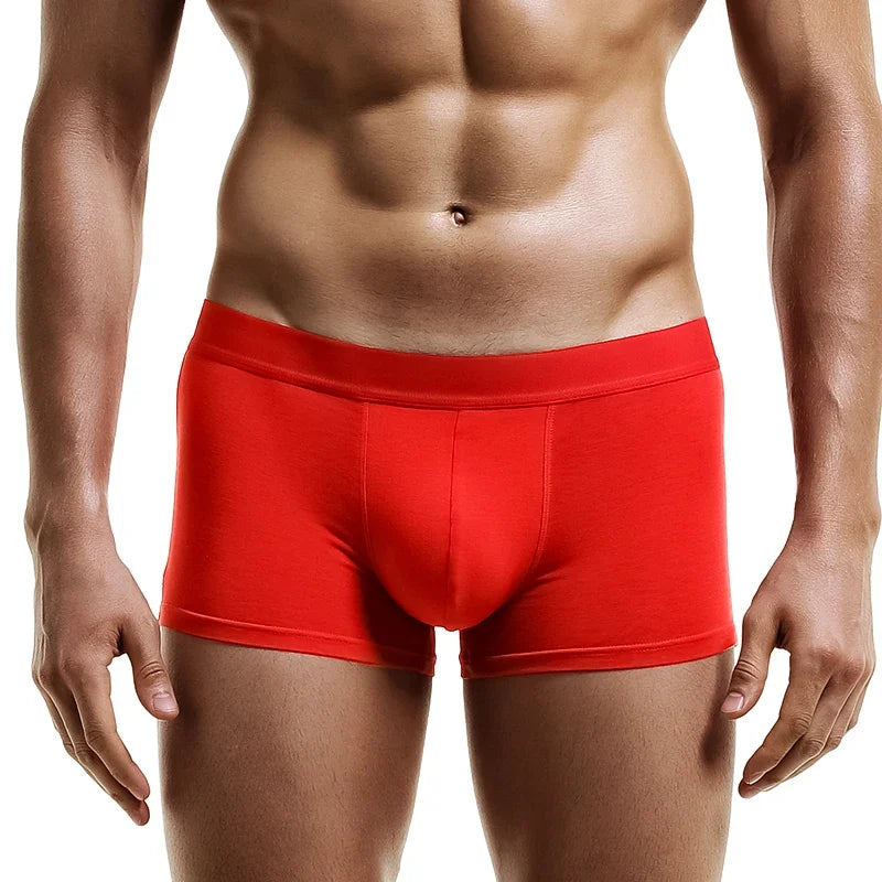 5PCS Men's panties, men's boxers, natal year, men's gifts, pigs, big red, wedding thin boxers, bottoms