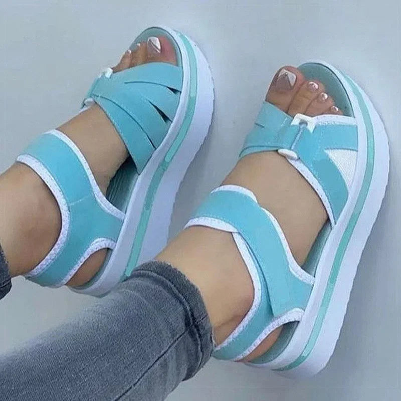 Women's Wedges Platform Sandals Summer 2024 New Woman Fashion Casual Sandals Heeled Shoes Female Footwear Wedges Shoes