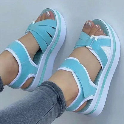 Women's Wedges Platform Sandals Summer 2024 New Woman Fashion Casual Sandals Heeled Shoes Female Footwear Wedges Shoes