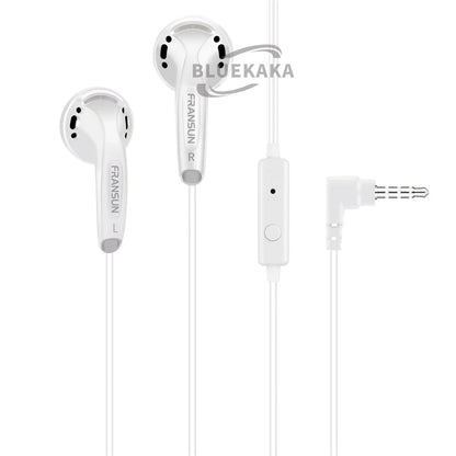 9D Heavy Bass Gaming Headphones 3.5mm HIFI Music Wired Earbud 15.4mm Dynamic HD Microphone Earphone For Gaming Meeting Vido EB2S