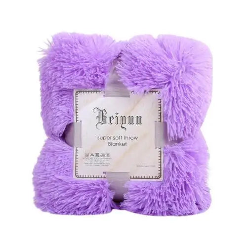 80x120cm Soft Fluffy Shaggy Warm Bed Sofa Bedspread Bedding Sheet Throw Blanket Travel Patchwork Bedspread