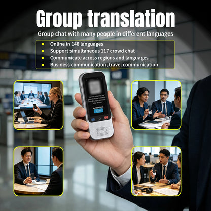 Language Translator Device Support 138 Languages Translation Device AI Translator with ChatGPT Offline Photo Voice Translator