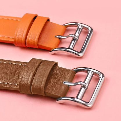 Leather Watch Straps For Apple Watch Band 46mm 44mm 49mm 45mm 42mm 40mm 41mm Bracelet Iwatch Series 11-10-9-8-7-6-5 Se-Ultra 2/3