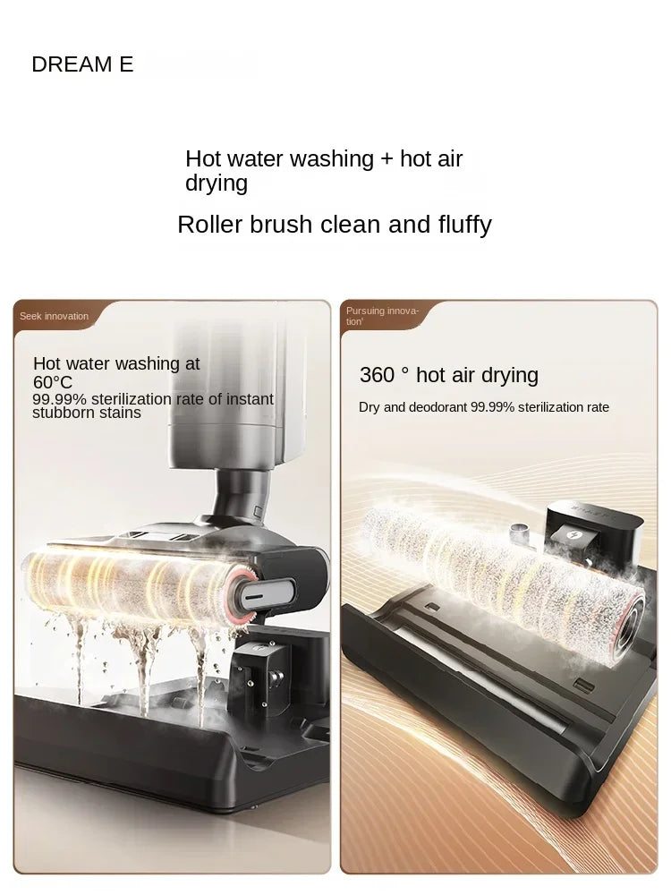 DREAME H20Mix Floor Washing Machine Cleaning, Mopping and Vacuuming Machine Household Appliances Hot Air Quick Drying