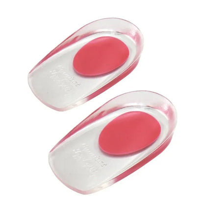 2pcs Silicone Gel Heel Insoles for Plantar Fasciitis Heel Spur U-shaped Pain Relief Protective Inserts Soft Pads for Men Women
