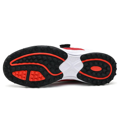 New men's golf shoes, Spinning buckle lightweight golf training shoes, Outdoor sports and leisure shoes, Breathable and non slip